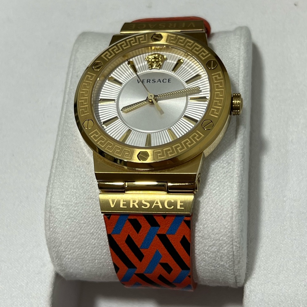 Versace Greca Gold Two Tone Watch Women’s VEVH - Picture 3 of 11